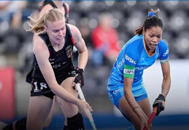 भारतीय महिला हॉकी टीम जर्मनी से 2-4 से हारी